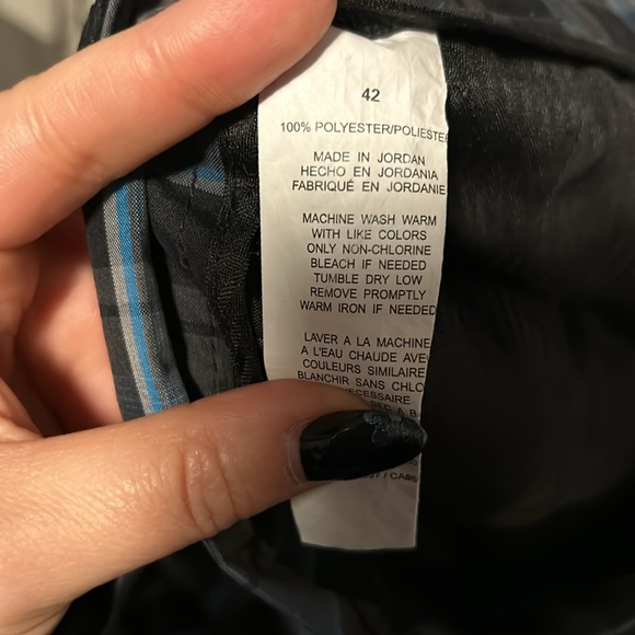 Blue Plaid Ben Hogan Golf Shorts - 42 - Picture 4 of 4